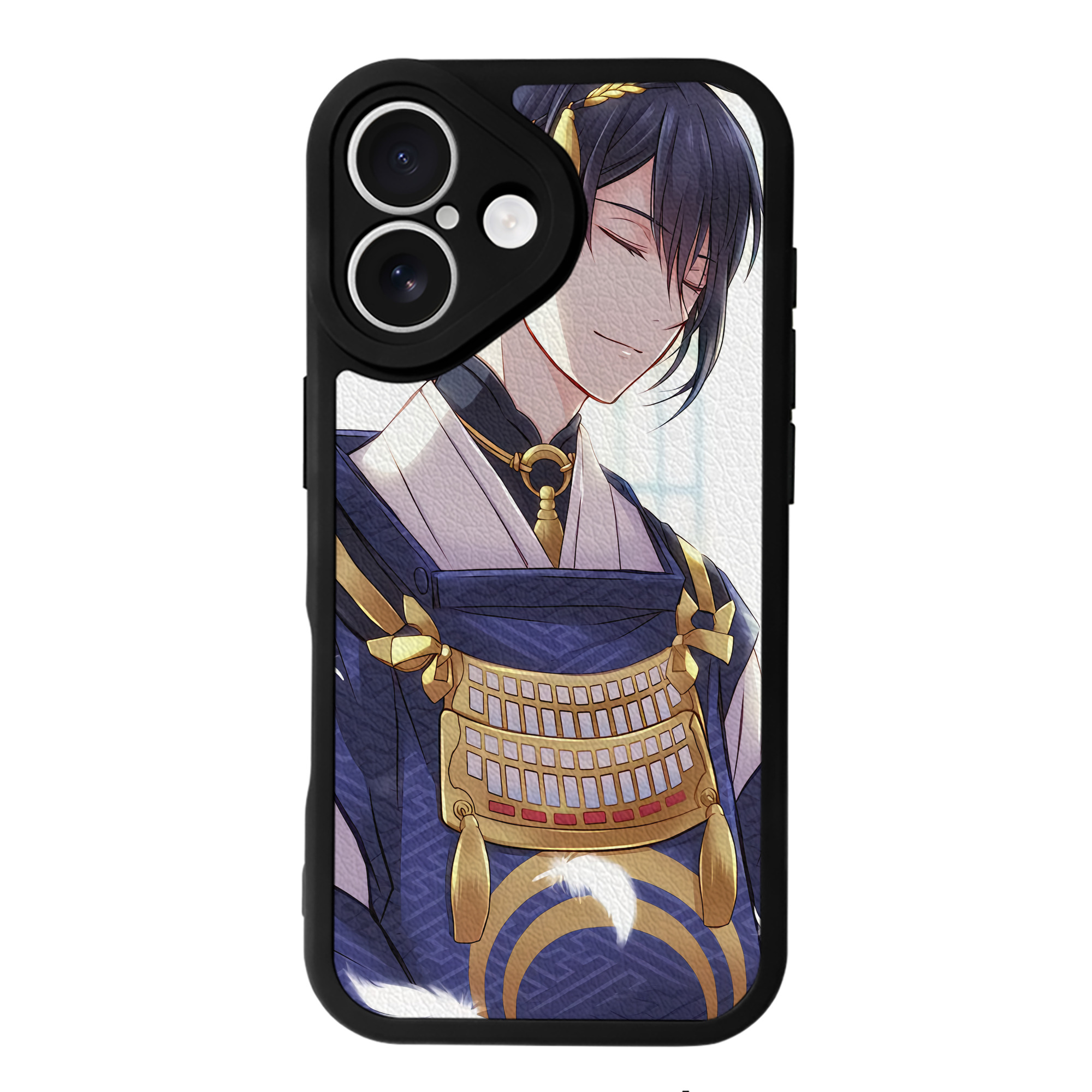 （画像用） 刀剣乱舞 Touken Ranbu 【iPhone 16シリーズ対応】シリコンスマホケース（レザー調） 材質：シリコン